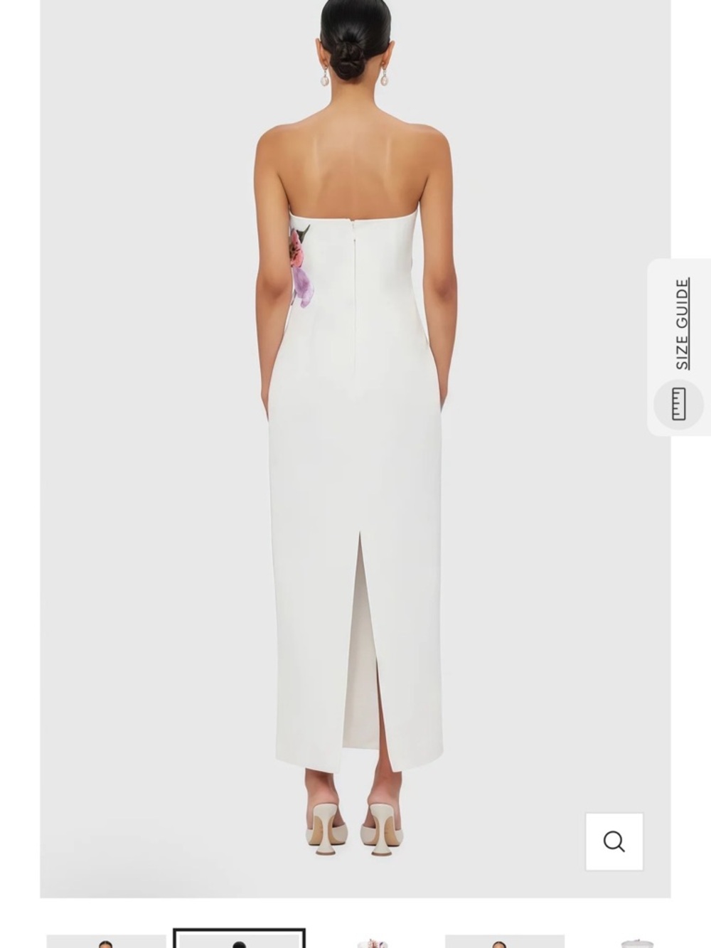 Miss Rosier Automne White Floral Embroidered Maxi Dress - Picture 2 of 7
